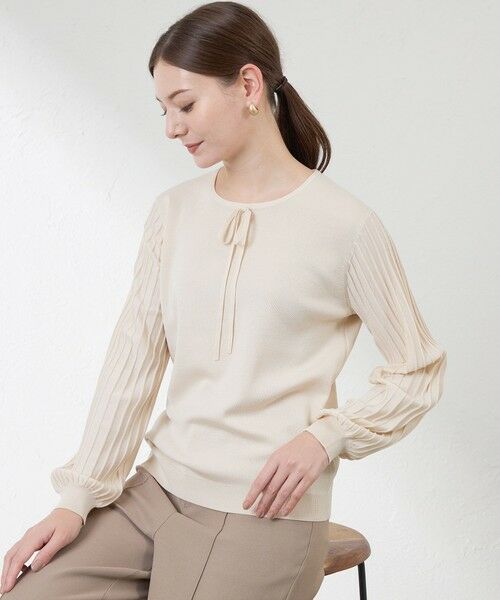 AMACA / アマカ ニット・セーター | リボンタイニット | 詳細1