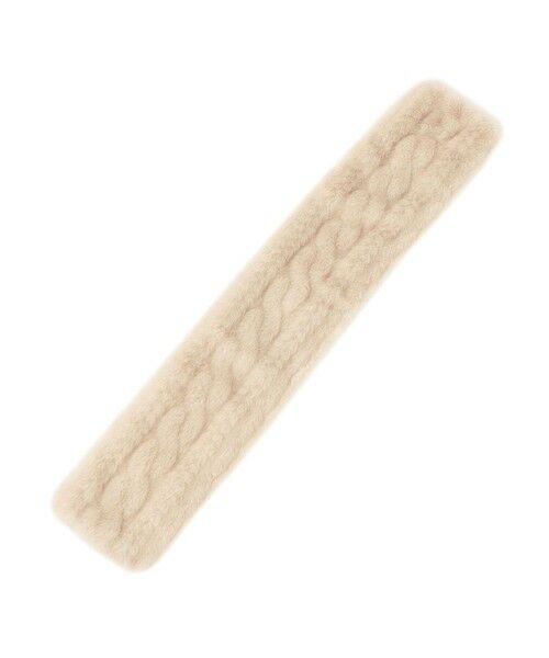 AMACA / アマカ マフラー・ショール・スヌード・ストール | ケーブルフェイクファーティペット | 詳細3