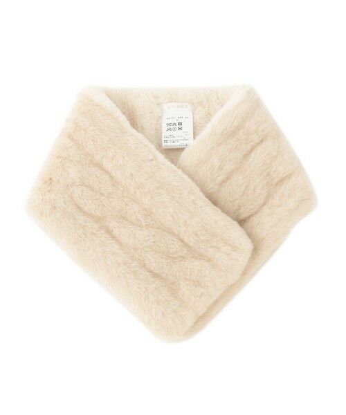 AMACA / アマカ マフラー・ショール・スヌード・ストール | ケーブルフェイクファーティペット | 詳細6