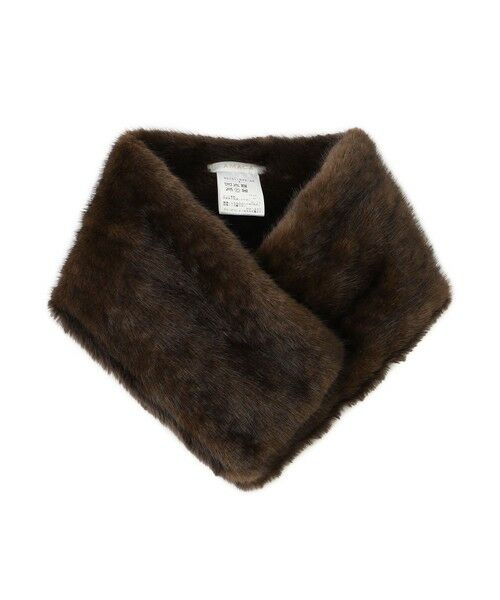 AMACA / アマカ マフラー・ショール・スヌード・ストール | ケーブルフェイクファーティペット | 詳細7