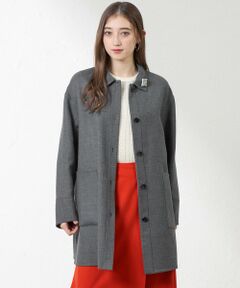 AMACA / アマカ その他アウター | 梳毛リバーステンカラーコート