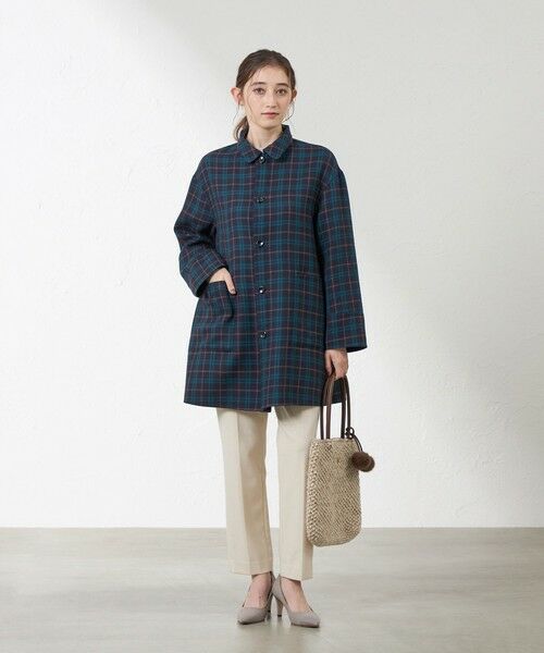 AMACA / アマカ その他アウター | 梳毛リバーステンカラーコート | 詳細4