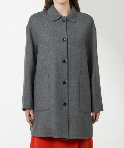 AMACA / アマカ その他アウター | 梳毛リバーステンカラーコート | 詳細5