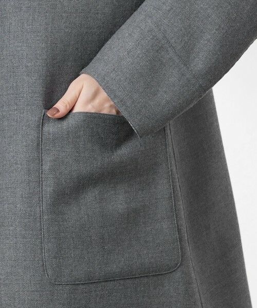 AMACA / アマカ その他アウター | 梳毛リバーステンカラーコート | 詳細8