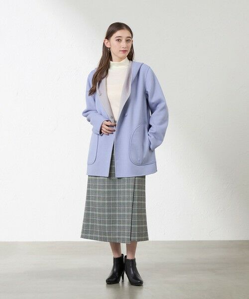 AMACA / アマカ その他アウター | 【Anniversary　Piece】紡毛配色リバーコート | 詳細3