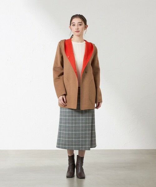 AMACA / アマカ その他アウター | 【Anniversary　Piece】紡毛配色リバーコート | 詳細6