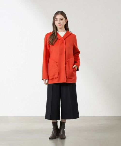 AMACA / アマカ その他アウター | 【Anniversary　Piece】紡毛配色リバーコート | 詳細9