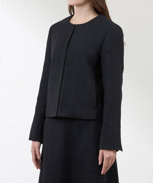AMACA / アマカ ノーカラージャケット | 【Anniversary Piece】【尾州素材】ツイードジャケット | 詳細4