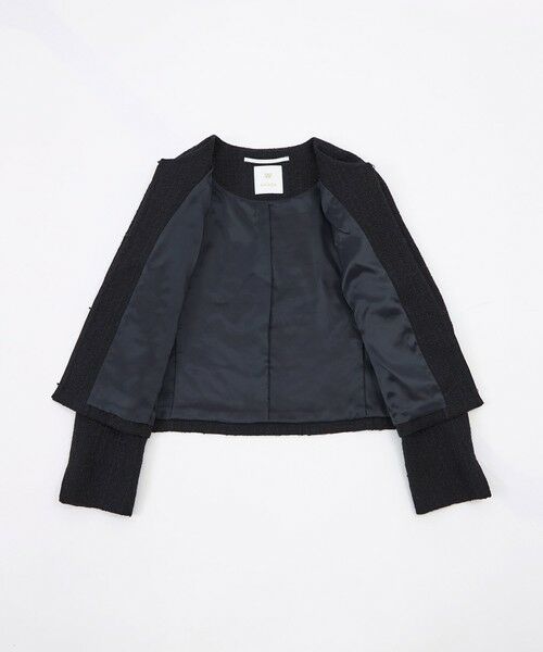 AMACA / アマカ ノーカラージャケット | 【Anniversary Piece】【尾州素材】ツイードジャケット | 詳細9