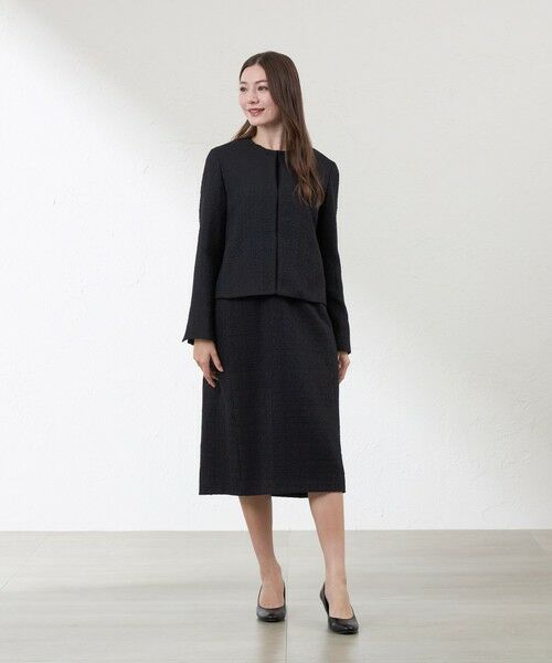 AMACA / アマカ ノーカラージャケット | 【Anniversary Piece】【尾州素材】ツイードジャケット | 詳細1