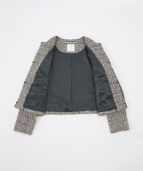 AMACA / アマカ ノーカラージャケット | 【Anniversary　Piece】【尾州素材】ツイードジャケット | 詳細9