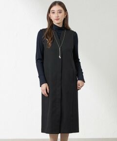 AMACA / アマカ ロング・マキシ丈ワンピース | キーネックジャンパードレス