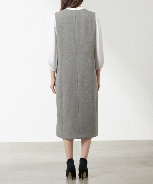 AMACA / アマカ ロング・マキシ丈ワンピース | キーネックジャンパードレス | 詳細6