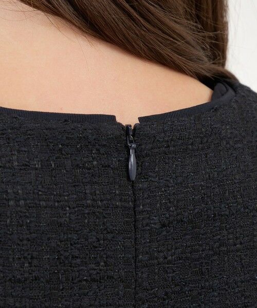 AMACA / アマカ ロング・マキシ丈ワンピース | 【Anniversary　Piece】【尾州素材】ツイードジャンパードレス | 詳細7