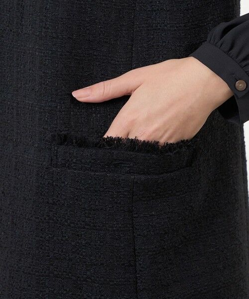 AMACA / アマカ ロング・マキシ丈ワンピース | 【Anniversary　Piece】【尾州素材】ツイードジャンパードレス | 詳細8
