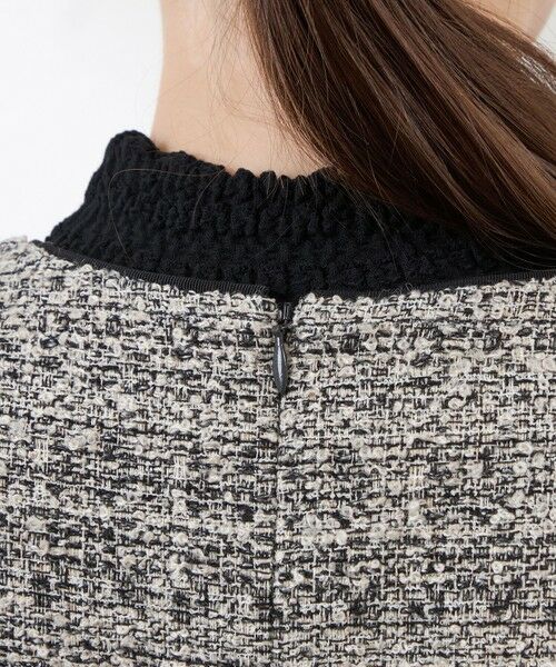 AMACA / アマカ ロング・マキシ丈ワンピース | 【Anniversary　Piece】【尾州素材】ツイードジャンパードレス | 詳細6