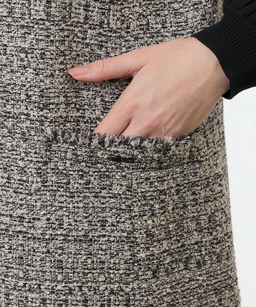 AMACA / アマカ ロング・マキシ丈ワンピース | 【Anniversary　Piece】【尾州素材】ツイードジャンパードレス | 詳細8