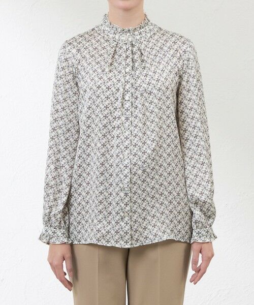 AMACA / アマカ シャツ・ブラウス | 【Anniversary　Piece】Ribbon Medallionツイルブラウス | 詳細2