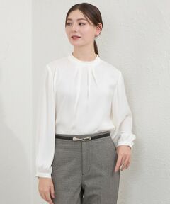 AMACA / アマカ シャツ・ブラウス | バックサテンジョーゼットブラウス