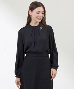 AMACA / アマカ シャツ・ブラウス | バックサテンジョーゼットブラウス