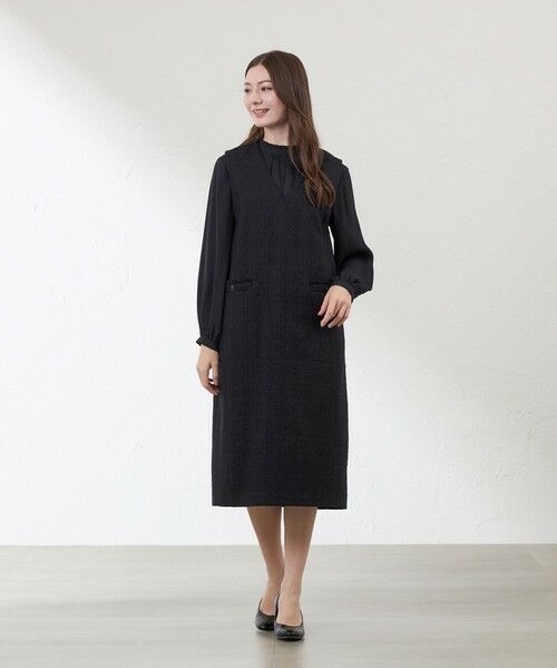 AMACA / アマカ シャツ・ブラウス | バックサテンジョーゼットブラウス | 詳細4