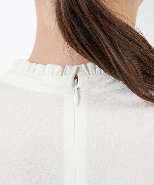 AMACA / アマカ シャツ・ブラウス | バックサテンジョーゼットブラウス | 詳細8