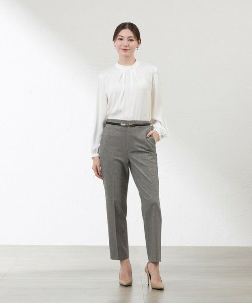 AMACA / アマカ シャツ・ブラウス | バックサテンジョーゼットブラウス | 詳細1