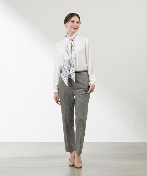 AMACA / アマカ シャツ・ブラウス | バックサテンジョーゼットブラウス | 詳細2