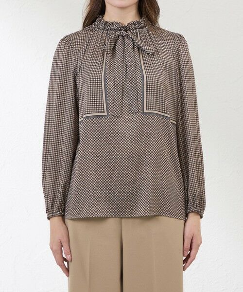 AMACA / アマカ シャツ・ブラウス | ダイヤドットパネルブラウス | 詳細3