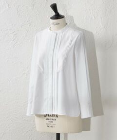 AMACA / アマカ シャツ・ブラウス | 【ATELIER COLLECTION】 ストレッチブロードビブヨークブラウス