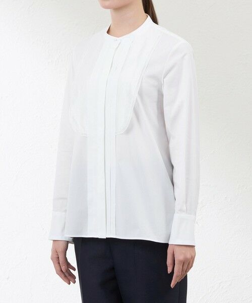 AMACA / アマカ シャツ・ブラウス | 【ATELIER COLLECTION】 ストレッチブロードビブヨークブラウス | 詳細4