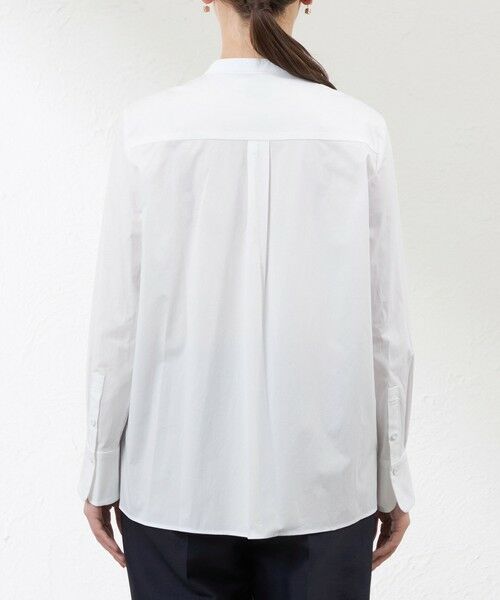 AMACA / アマカ シャツ・ブラウス | 【ATELIER COLLECTION】 ストレッチブロードビブヨークブラウス | 詳細5