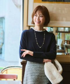 AMACA / アマカ ニット・セーター | レース襟ニット