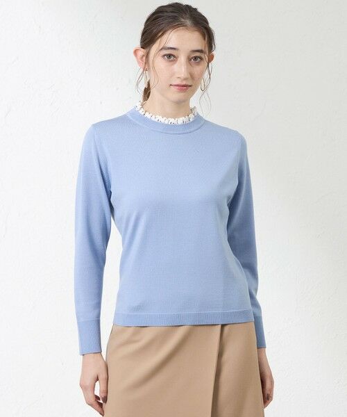 AMACA / アマカ ニット・セーター | レース襟ニット | 詳細6