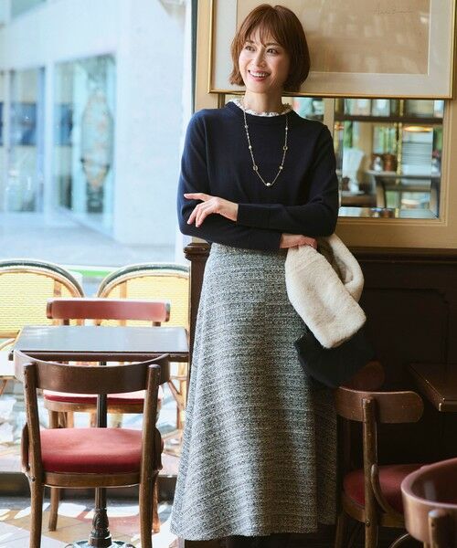 AMACA / アマカ ニット・セーター | レース襟ニット | 詳細2