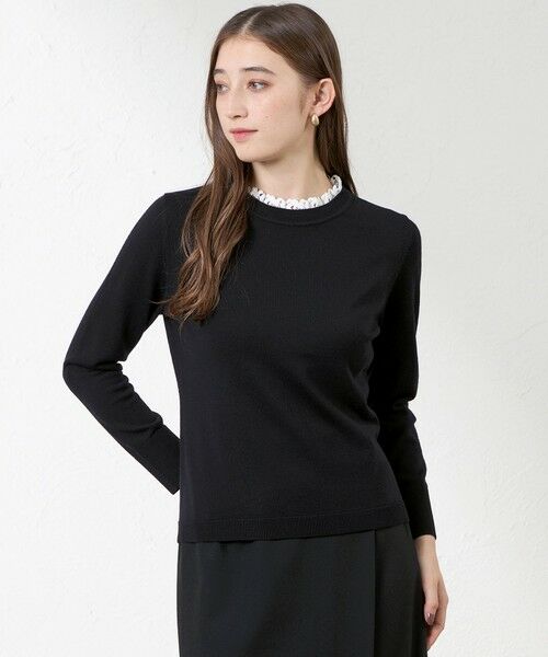 AMACA / アマカ ニット・セーター | レース襟ニット | 詳細3