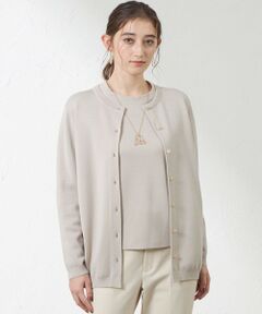 AMACA / アマカ ニット・セーター | ウールミックスミラノリブニットカーディガン