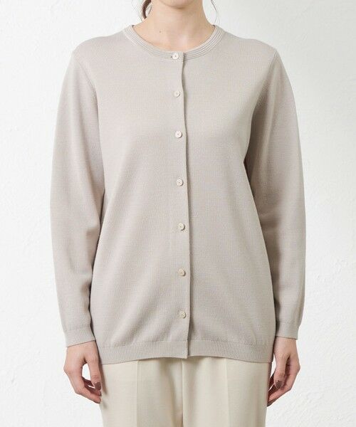 AMACA / アマカ ニット・セーター | ウールミックスミラノリブニットカーディガン | 詳細4