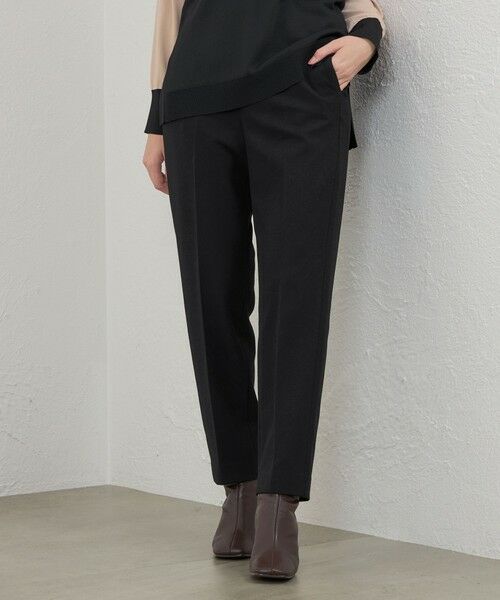 AMACA/アマカ ニューライジングストレッチテーパードパンツ ネイビー3 42