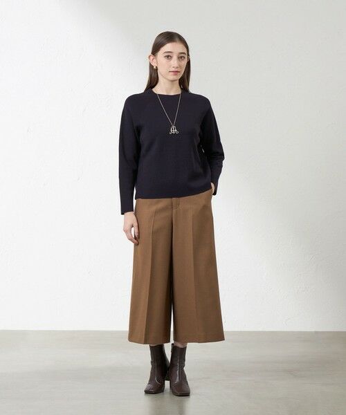 AMACA / アマカ その他パンツ | ソフトクリアウールワイドクロップパンツ | 詳細3