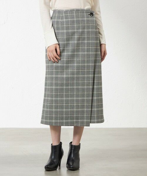 AMACA / アマカ ロング・マキシ丈スカート | ニューライジングストレッチスカート(グレー3)