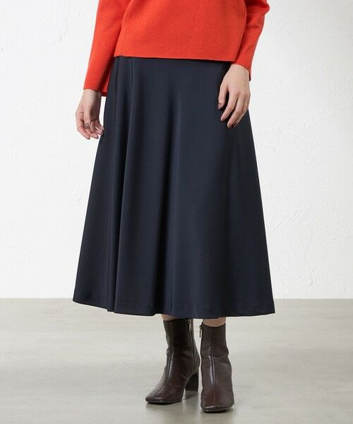 AMACA / アマカ ロング・マキシ丈スカート | 美スカート(ネイビー3)