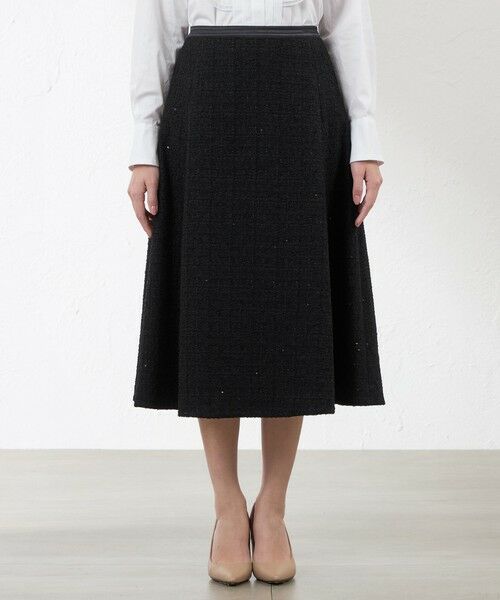 AMACA / アマカ ロング・マキシ丈スカート | 【ATELIER COLLECTION】 スパンコールツイードスカート | 詳細3