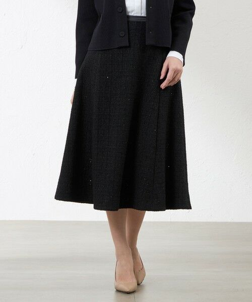 AMACA / アマカ ロング・マキシ丈スカート | 【ATELIER COLLECTION】 スパンコールツイードスカート | 詳細1