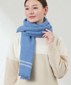 AMACA / アマカ マフラー・ショール・スヌード・ストール | バスケット織りマフラー