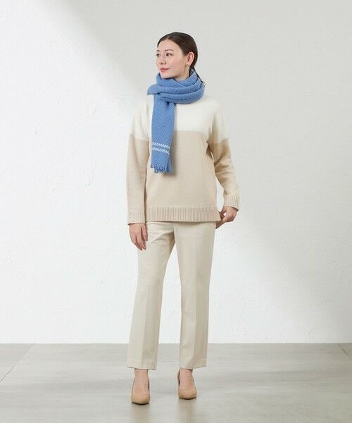 AMACA / アマカ マフラー・ショール・スヌード・ストール | バスケット織りマフラー | 詳細2