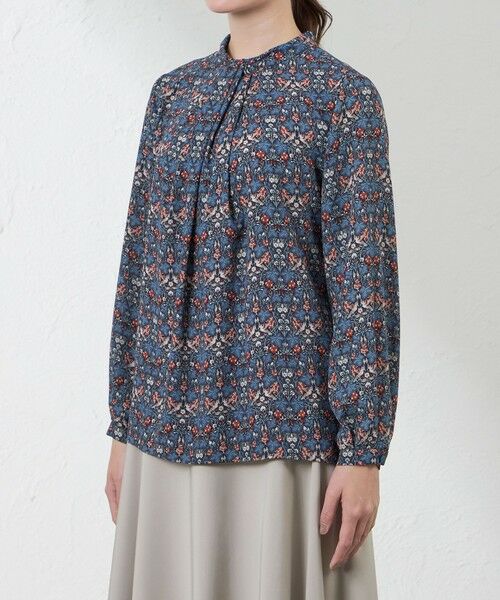 AMACA / アマカ シャツ・ブラウス | 【LIBERTY】Vine Thief バックサテンジョーゼットブラウス | 詳細5