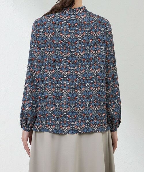 AMACA / アマカ シャツ・ブラウス | 【LIBERTY】Vine Thief バックサテンジョーゼットブラウス | 詳細6