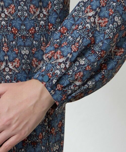 AMACA / アマカ シャツ・ブラウス | 【LIBERTY】Vine Thief バックサテンジョーゼットブラウス | 詳細8