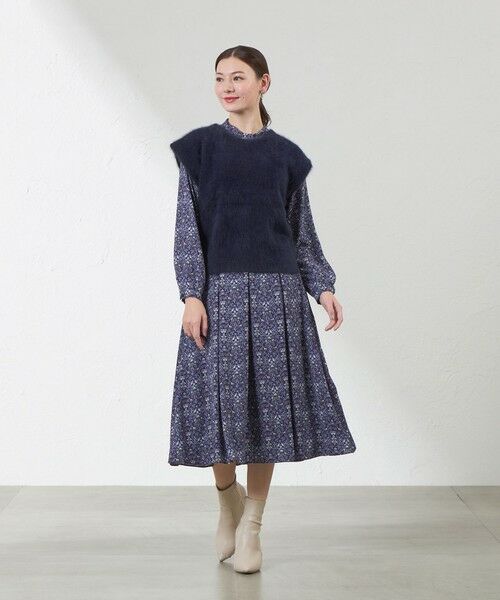 AMACA / アマカ シャツ・ブラウス | 【LIBERTY】Vine Thief バックサテンジョーゼットブラウス | 詳細2